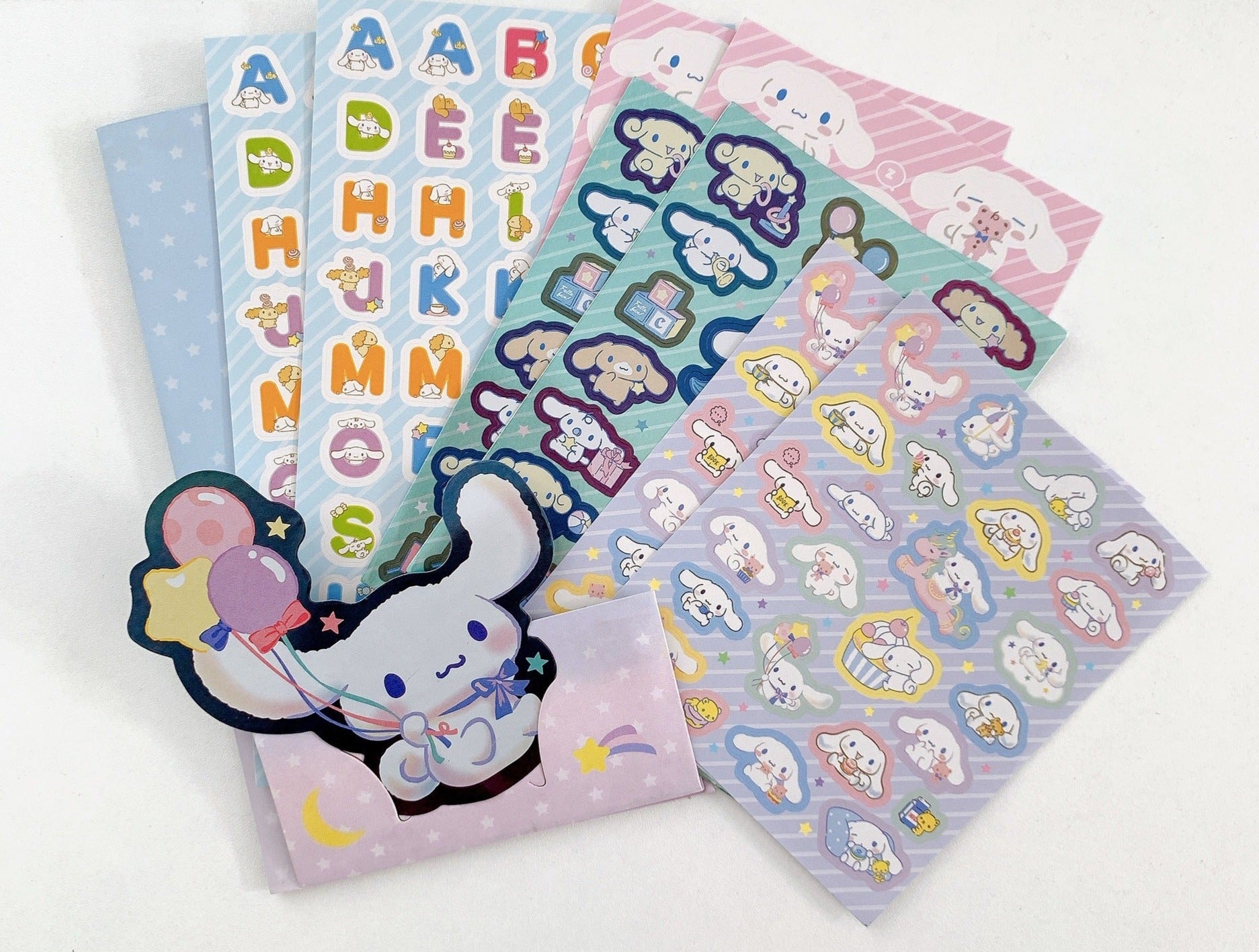 Kawaii Kitty Melody Sanrio Cinnamoroll Sticker Book – Sweet Sky